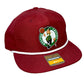 Boston Celtics 3D Classic Rope Hat- Cardinal/ White - Ten Gallon Hat Co.