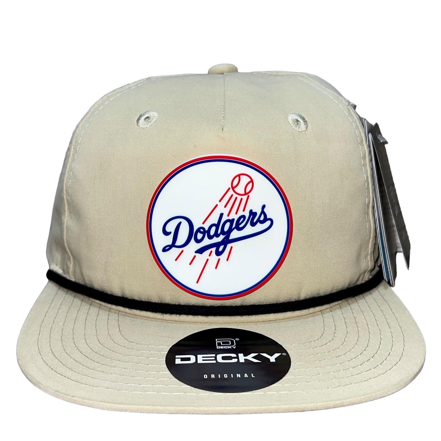 Los Angeles Dodgers 3D Classic Rope Hat- Birch/ Black - Ten Gallon Hat Co.