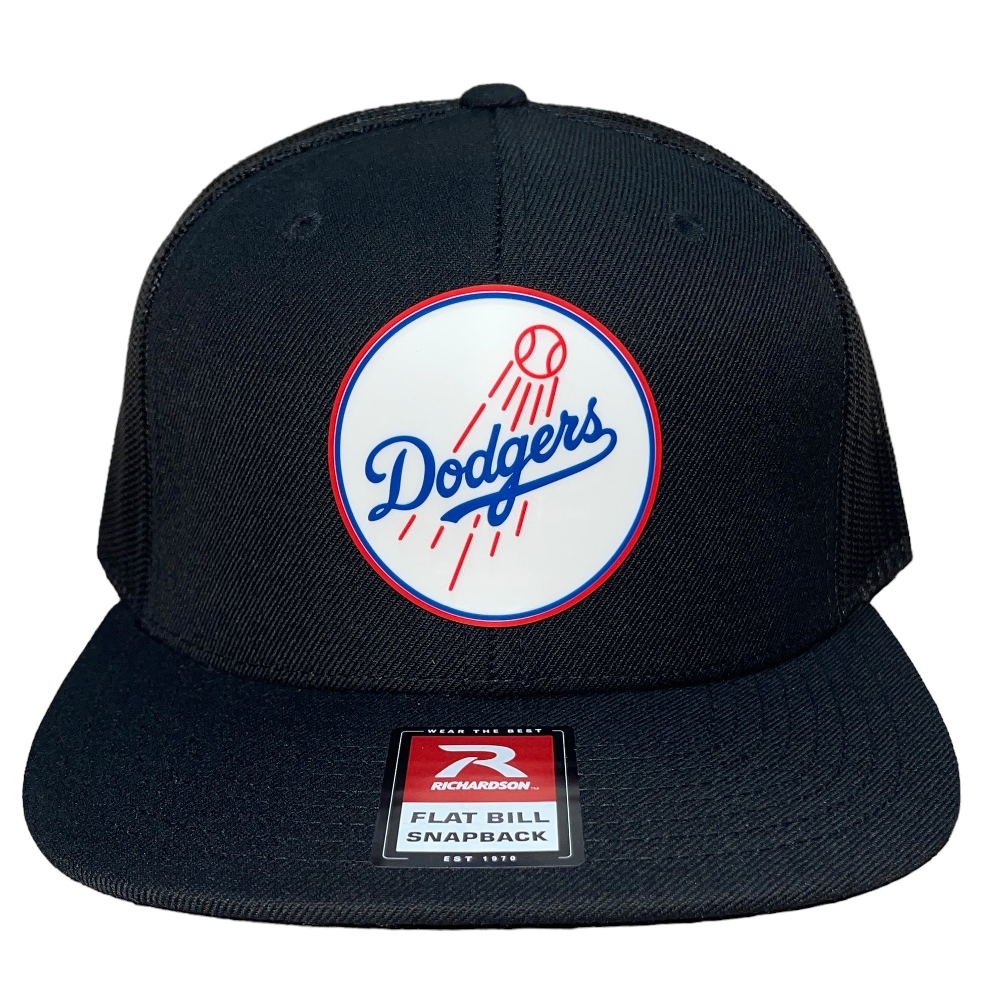 Los Angeles Dodgers 3D Wool Blend Flat Bill Hat- Back - Ten Gallon Hat Co.