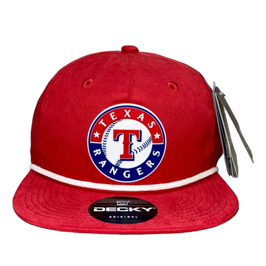 Texas Rangers 3D Classic Rope Hat- Red/ White