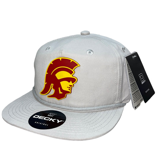 USC Trojans 3D Classic Rope Hat- Grey - Ten Gallon Hat Co.