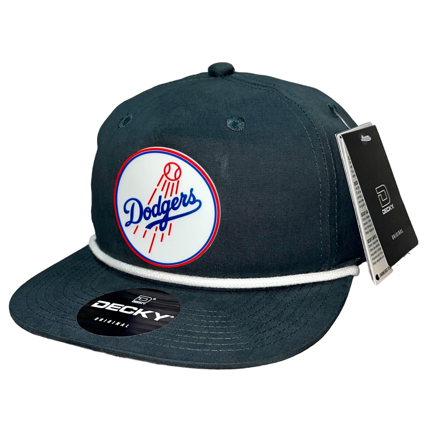 Los Angeles Dodgers 3D Classic Rope Hat- Charcoal/ White - Ten Gallon Hat Co.