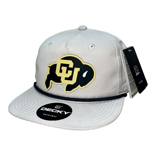 Colorado Buffaloes 3D Classic Rope Hat- Grey/ Charcoal