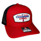 Texas Rangers 2023 World Series Champions 3D Snapback Trucker Hat- Red/ Black