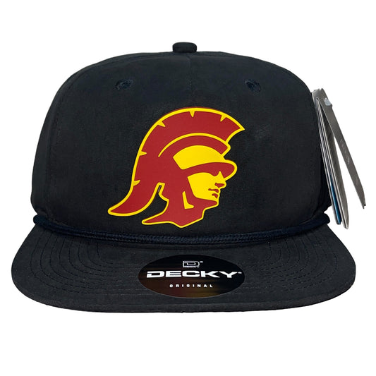 USC Trojans 3D Classic Rope Hat- Black - Ten Gallon Hat Co.