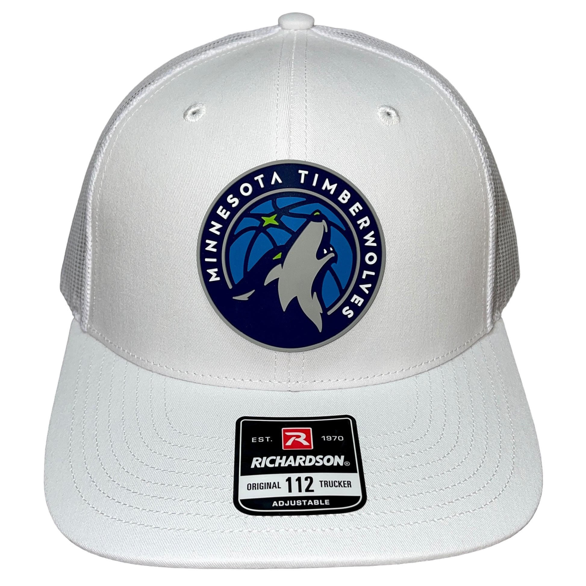 Minnesota Timberwolves 3D Snapback Trucker Hat- White - Ten Gallon Hat Co.