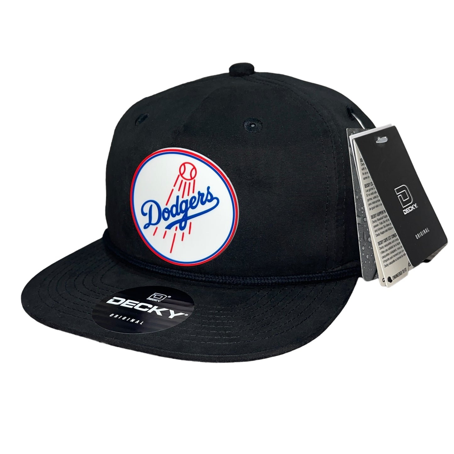 Los Angeles Dodgers 3D Classic Rope Hat- Black - Ten Gallon Hat Co.