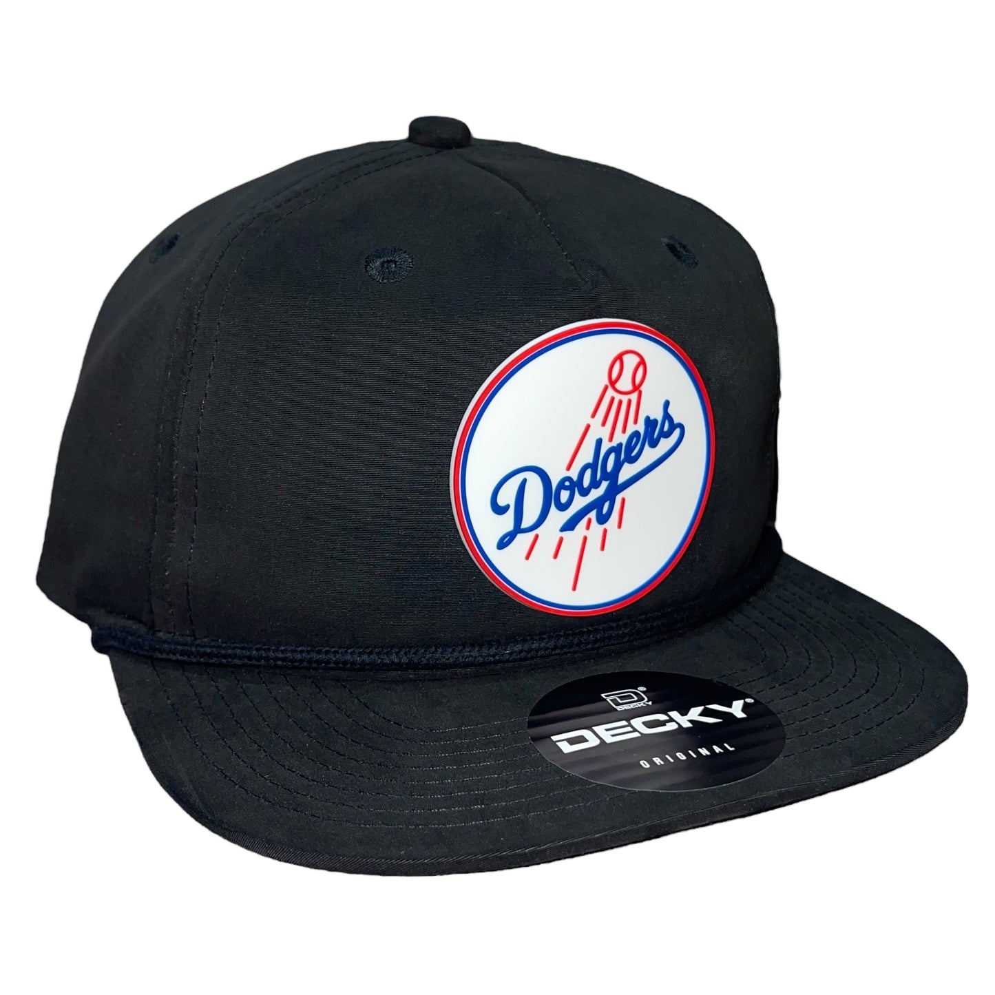 Los Angeles Dodgers 3D Classic Rope Hat- Black - Ten Gallon Hat Co.