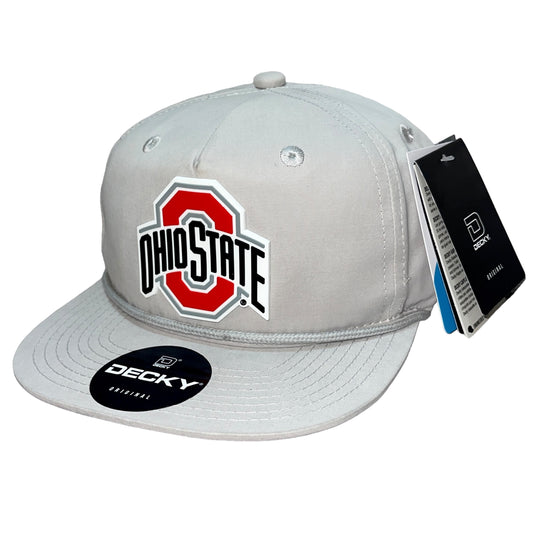 Ohio State Buckeyes 3D Classic Rope Hat- Grey