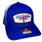 Texas Rangers 2023 World Series Champions 3D Patterned Mesh Trucker Hat- Royal Fade