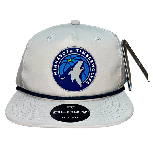 Minnesota Timberwolves 3D Classic Rope Hat- Grey/ Charcoal - Ten Gallon Hat Co.