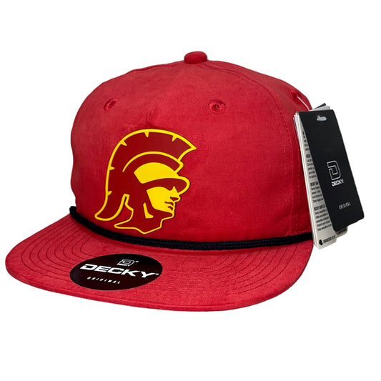 USC Trojans 3D Classic Rope Hat- Red/ Black - Ten Gallon Hat Co.