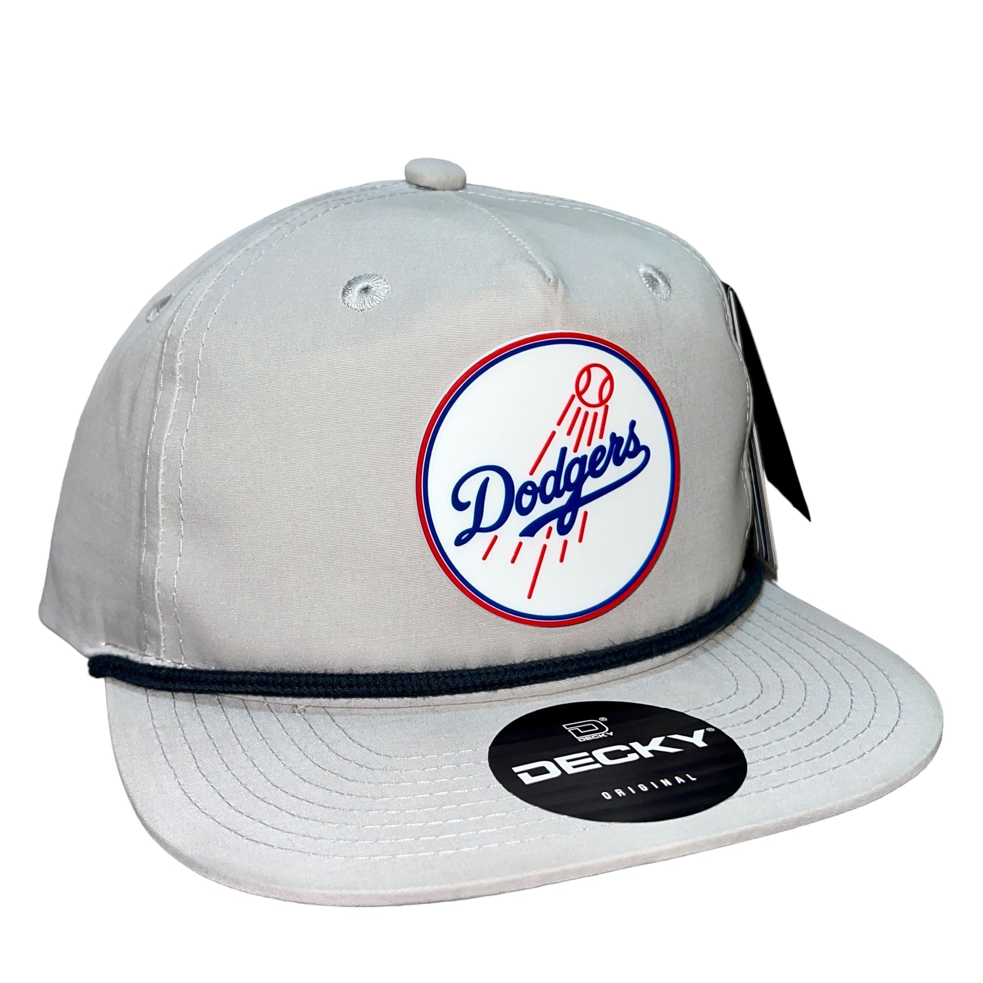 Los Angeles Dodgers 3D Classic Rope Hat- Grey/ Charcoal - Ten Gallon Hat Co.