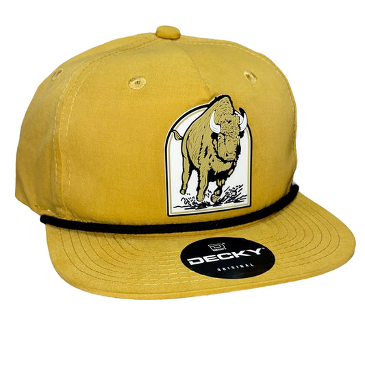 Colorado Wild Buffaloes Mascot Series 3D Classic Rope Hat- Biscuit/ Black