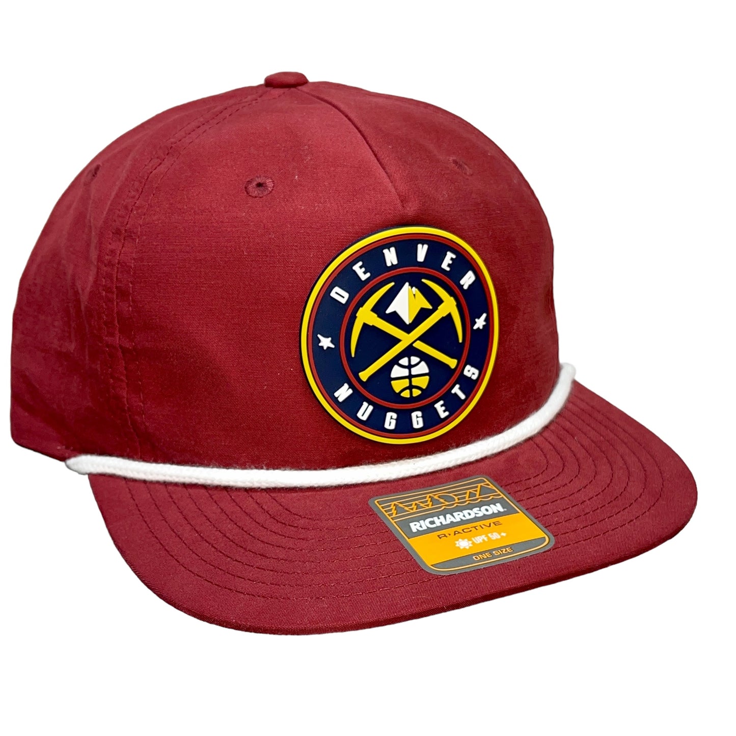 Denver Nuggets 3D Classic Rope Hat- Cardinal/ White - Ten Gallon Hat Co.