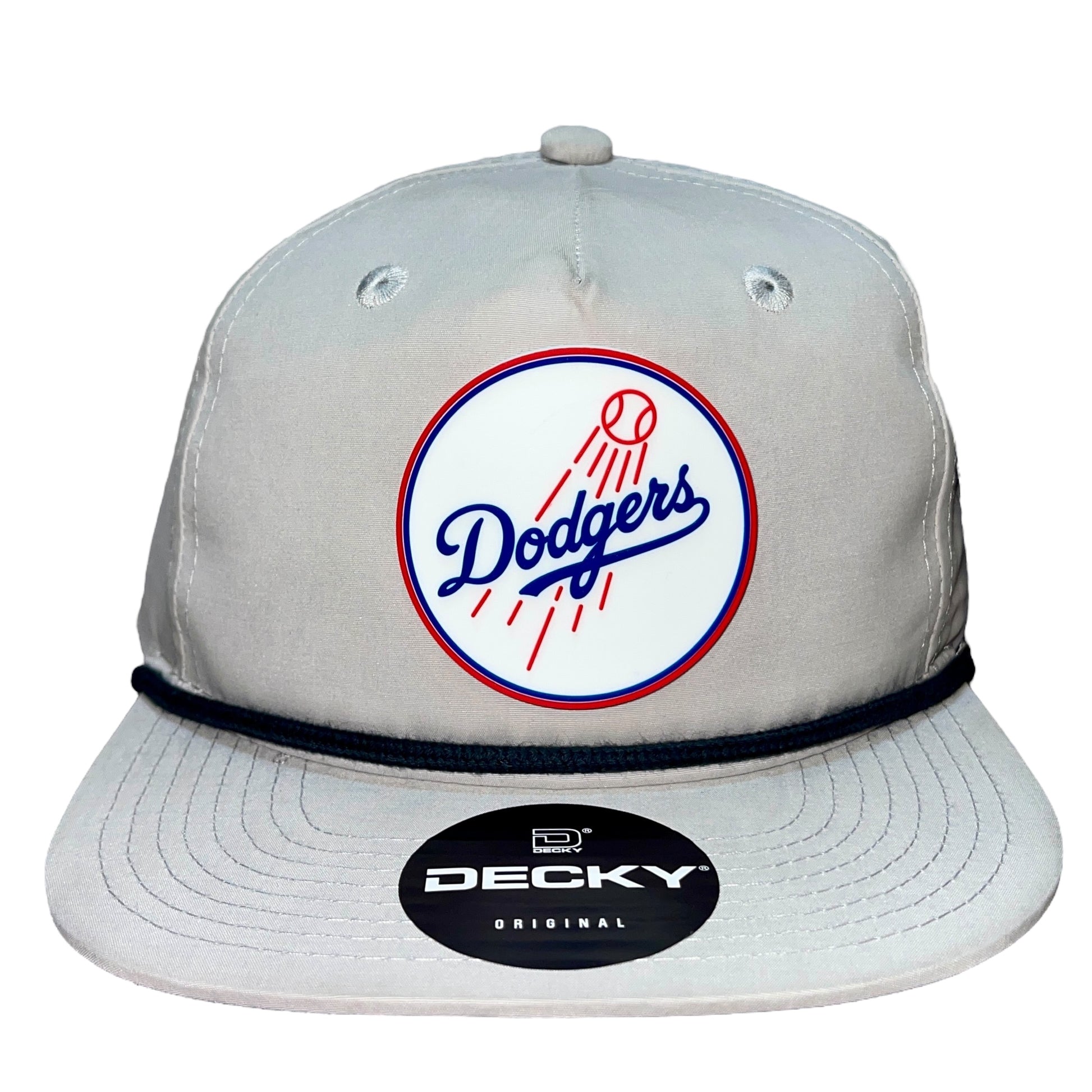 Los Angeles Dodgers 3D Classic Rope Hat- Grey/ Charcoal - Ten Gallon Hat Co.