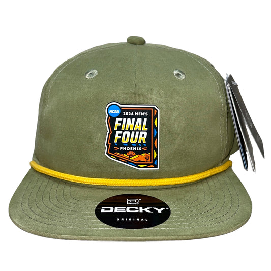 2024 March Madness- Final Four 3D Classic Rope Hat- Loden/ Amber