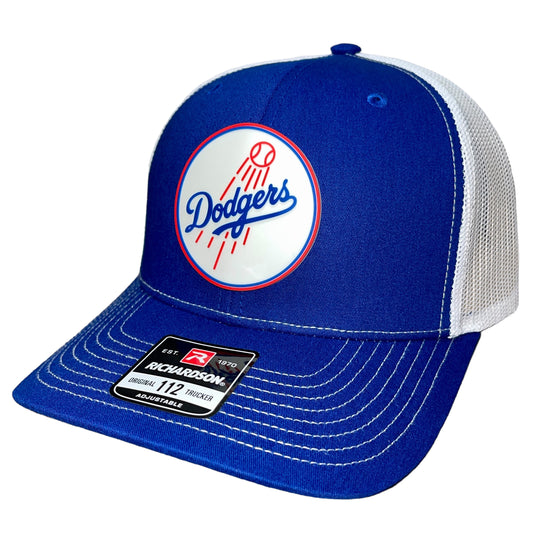 Los Angeles Dodgers 3D Snapback Trucker Hat- Royal/ White - Ten Gallon Hat Co.