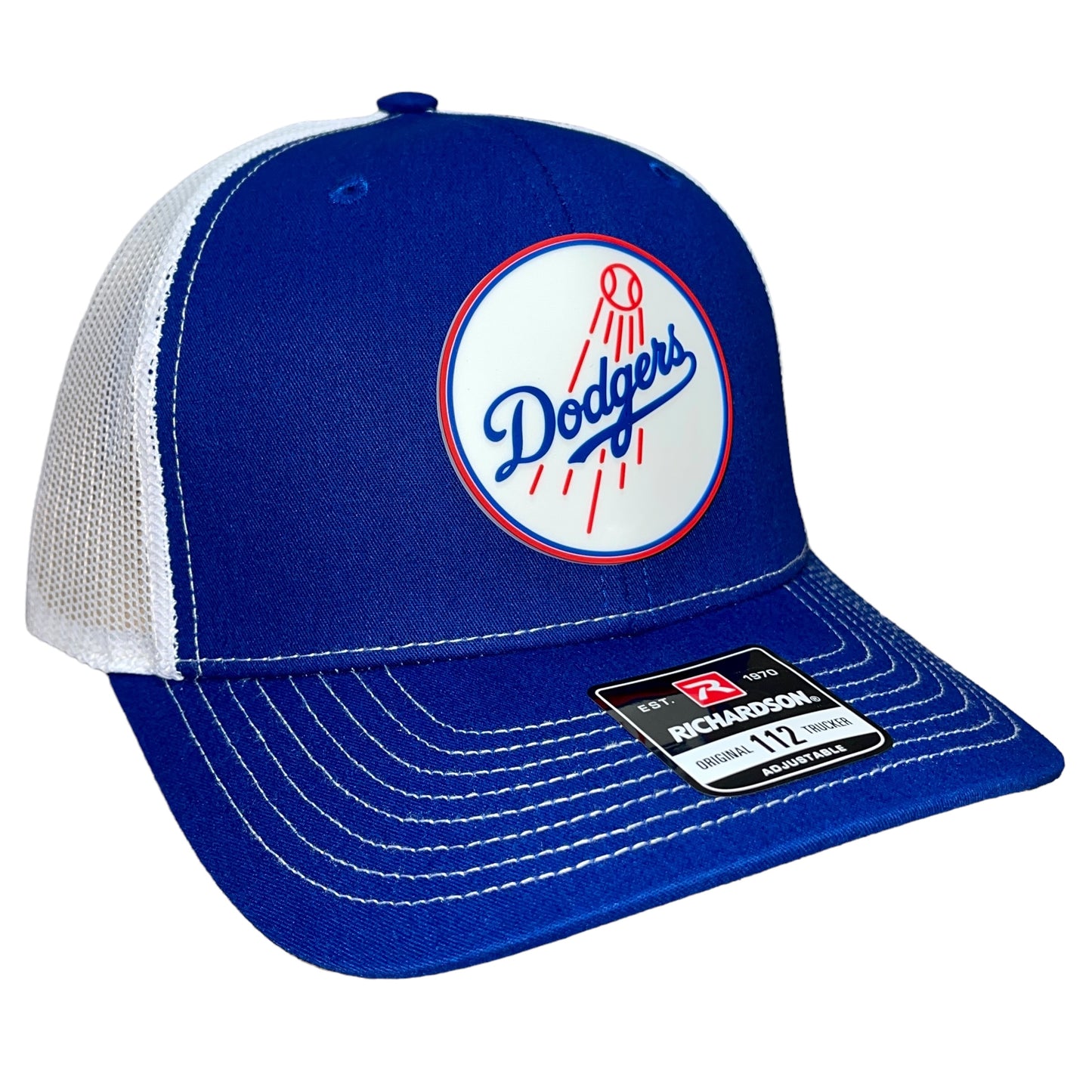 Los Angeles Dodgers 3D Snapback Trucker Hat- Royal/ White - Ten Gallon Hat Co.