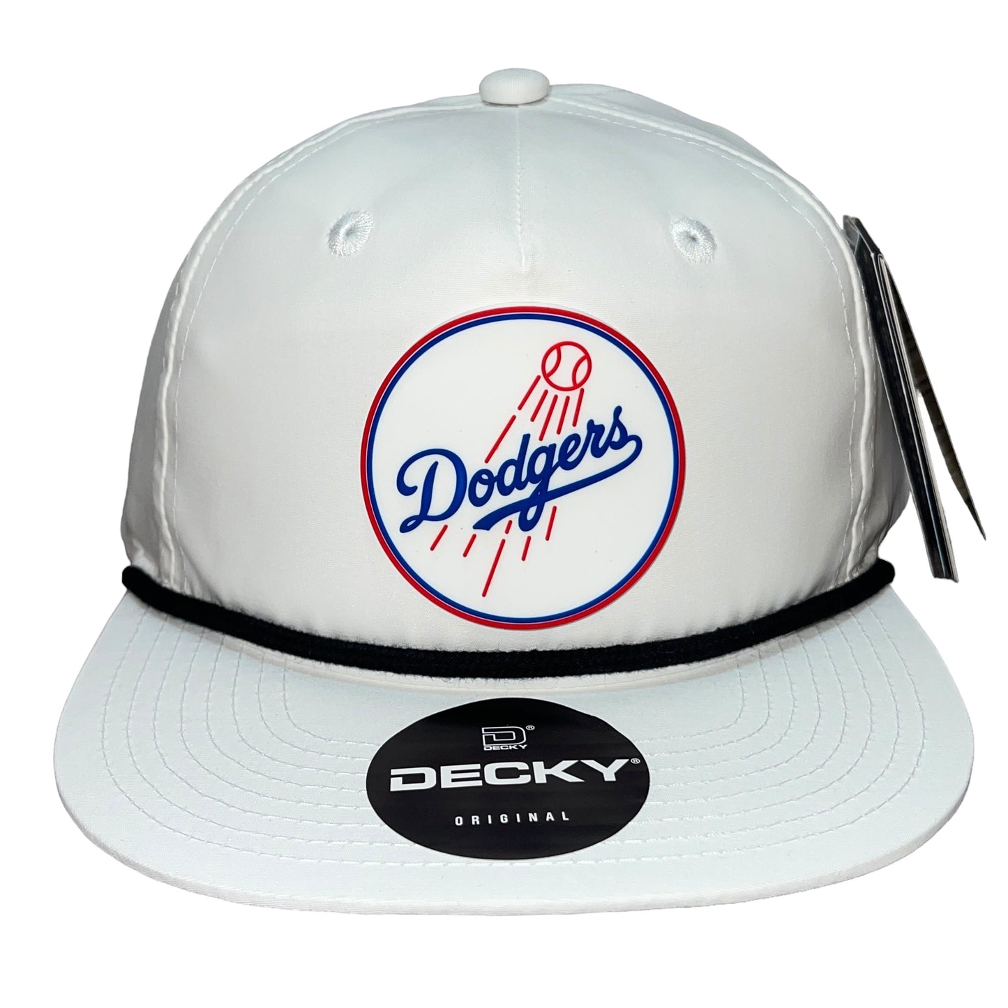 Los Angeles Dodgers 3D Classic Rope Hat- White/ Black - Ten Gallon Hat Co.