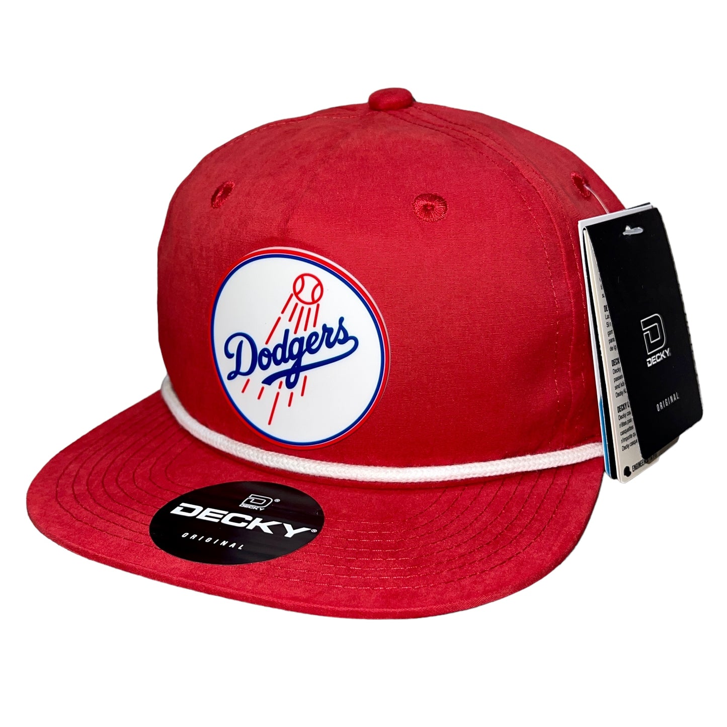 Los Angeles Dodgers 3D Classic Rope Hat- Red/ White - Ten Gallon Hat Co.