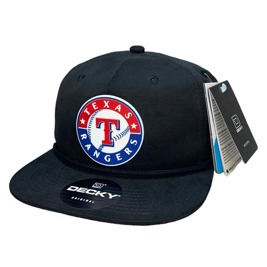 Texas Rangers 3D Classic Rope Hat- Black