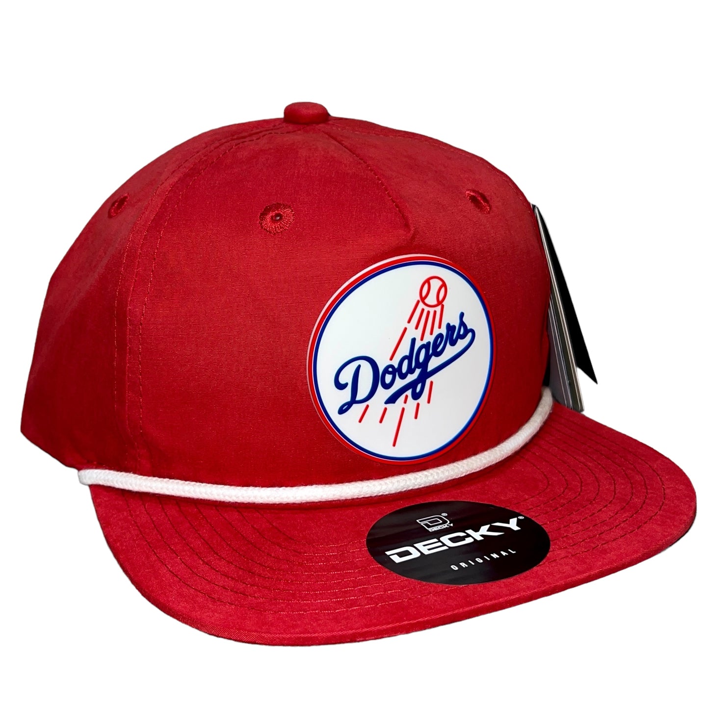 Los Angeles Dodgers 3D Classic Rope Hat- Red/ White - Ten Gallon Hat Co.