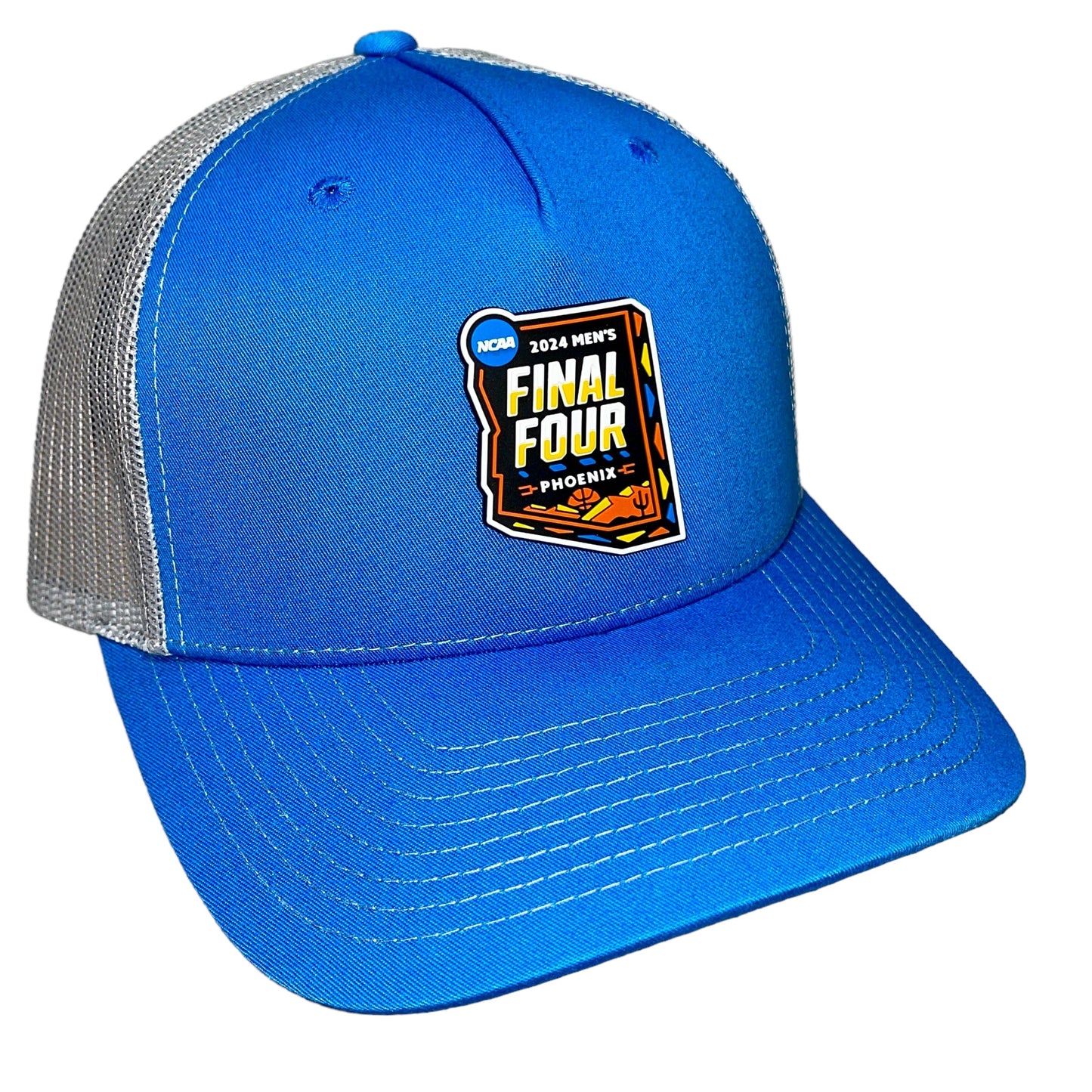 2024 March Madness- Final Four 3D Snapback Trucker Hat- Cobalt Blue/ Grey