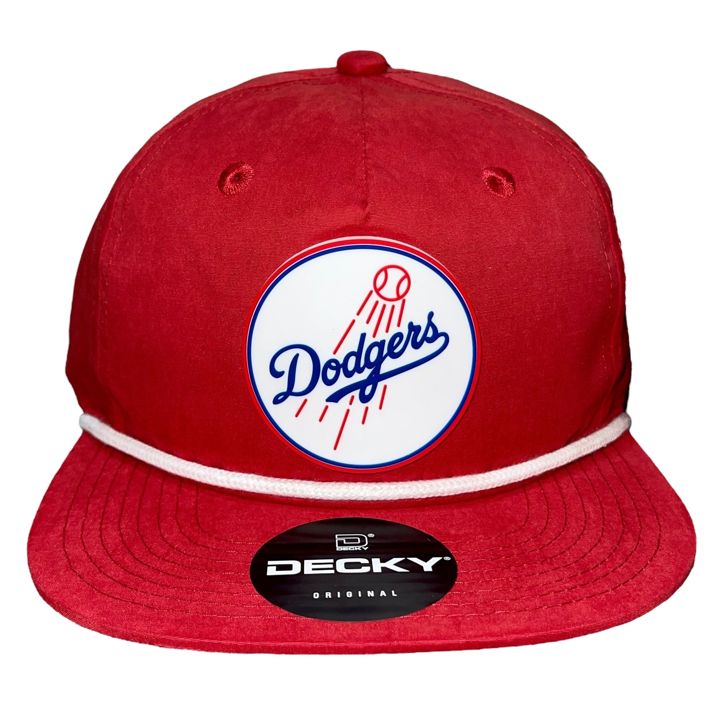 Los Angeles Dodgers 3D Classic Rope Hat- Red/ White - Ten Gallon Hat Co.