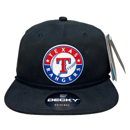 Texas Rangers 3D Classic Rope Hat- Black