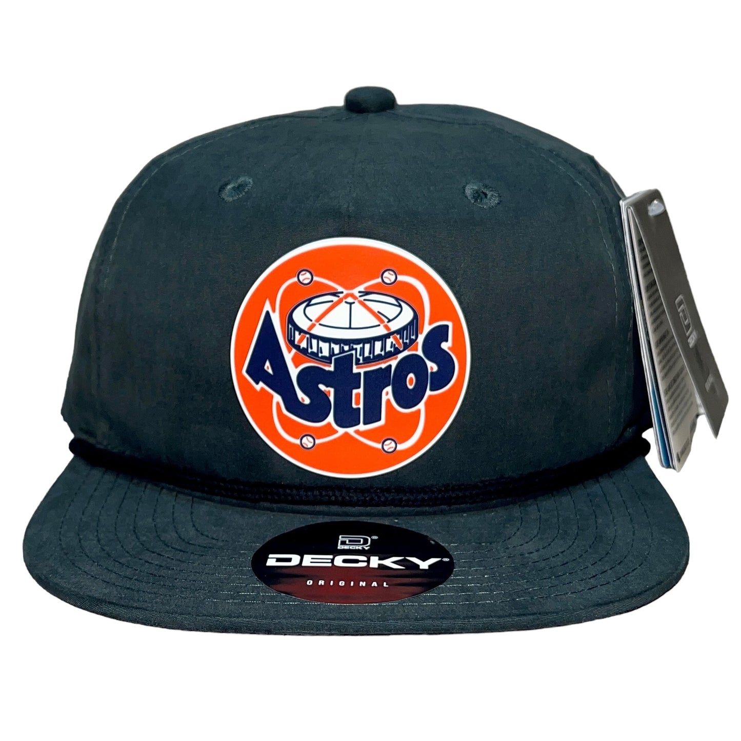 Houston Astros Retro 3D Classic Rope Hat- Charcoal/ Black