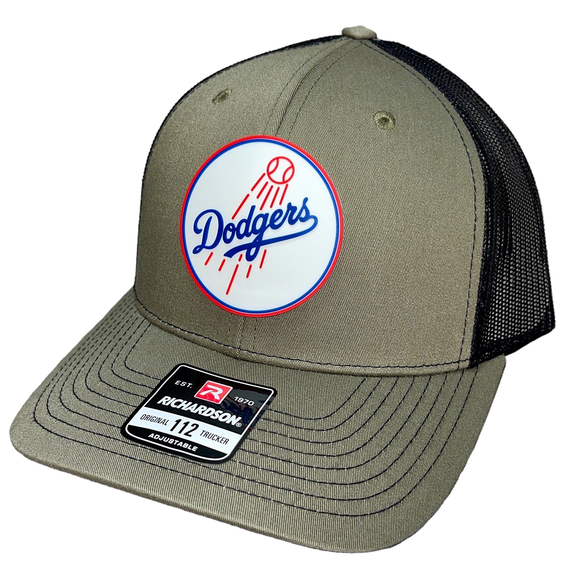 Los Angeles Dodgers 3D Snapback Trucker Hat- Loden/ Black - Ten Gallon Hat Co.