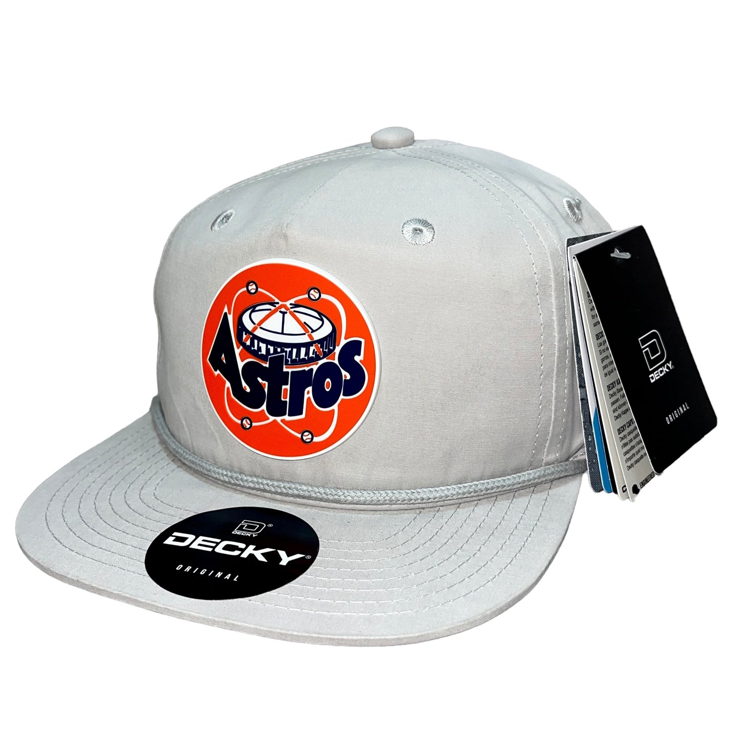 Houston Astros Retro 3D Classic Rope Hat- Grey