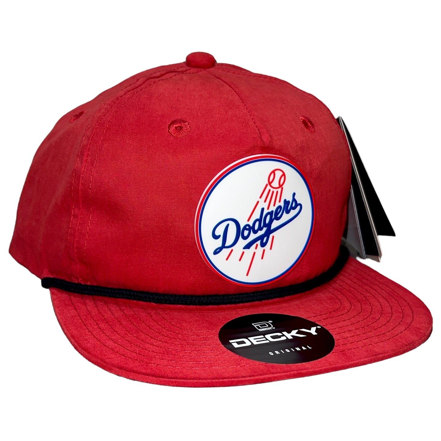 Los Angeles Dodgers 3D Classic Rope Hat- Red/ Black - Ten Gallon Hat Co.