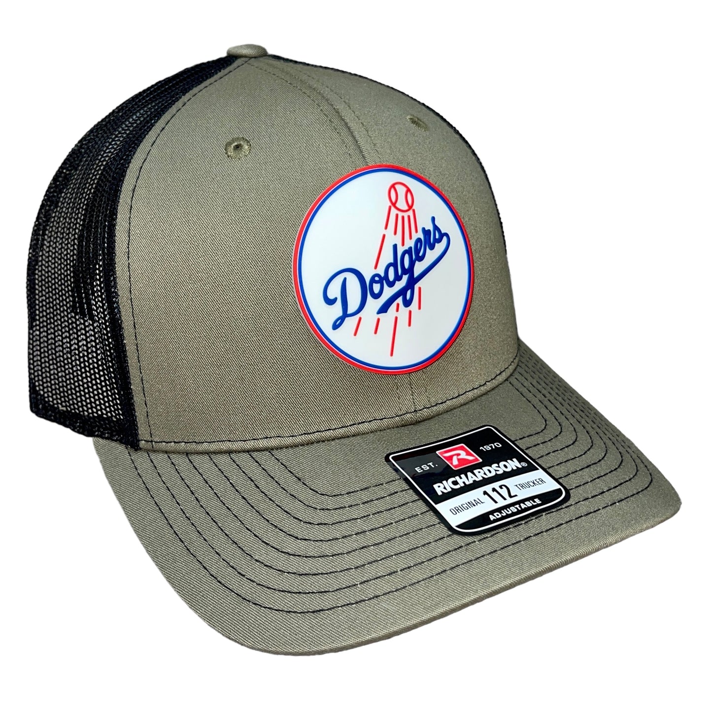 Los Angeles Dodgers 3D Snapback Trucker Hat- Loden/ Black - Ten Gallon Hat Co.