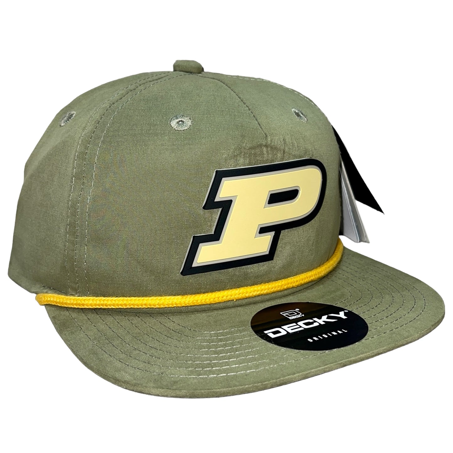 Purdue Boilermakers 3D Classic Rope Hat- Loden/ Amber - Ten Gallon Hat Co.