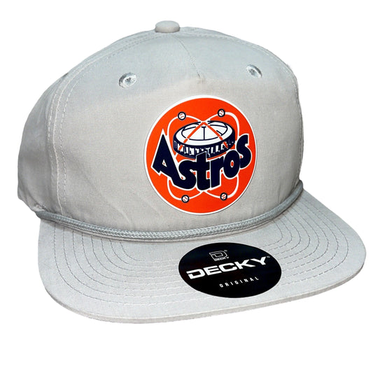 Houston Astros Retro 3D Classic Rope Hat- Grey