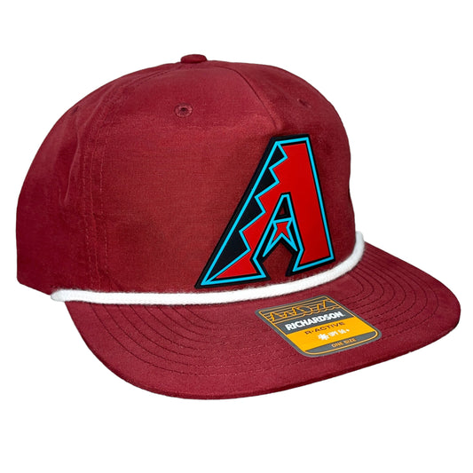 Arizona Diamondbacks 3D Classic Rope Hat- Cardinal/ White - Ten Gallon Hat Co.