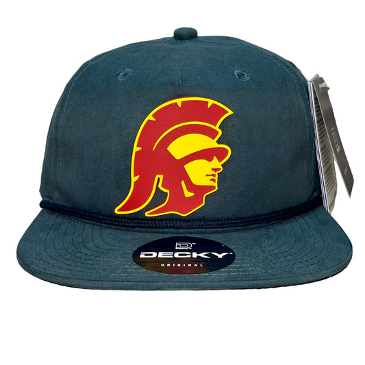 USC Trojans 3D Classic Rope Hat- Charcoal/ Black - Ten Gallon Hat Co.