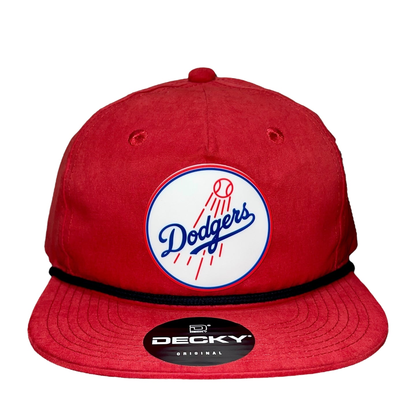 Los Angeles Dodgers 3D Classic Rope Hat- Red/ Black - Ten Gallon Hat Co.