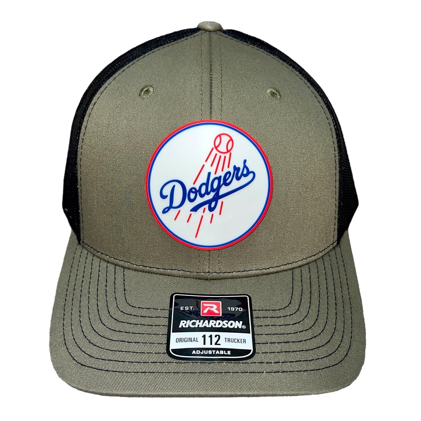 Los Angeles Dodgers 3D Snapback Trucker Hat- Loden/ Black - Ten Gallon Hat Co.