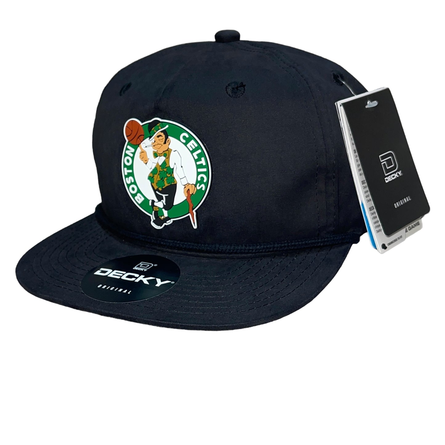 Boston Celtics 3D Classic Rope Hat- Black - Ten Gallon Hat Co.