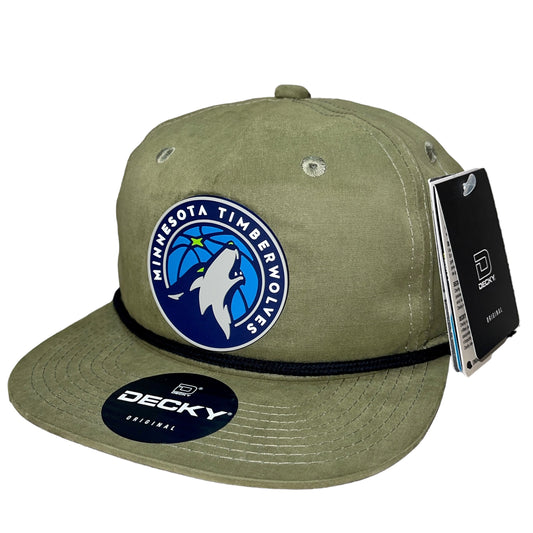 Minnesota Timberwolves 3D Classic Rope Hat- Loden/ Black - Ten Gallon Hat Co.