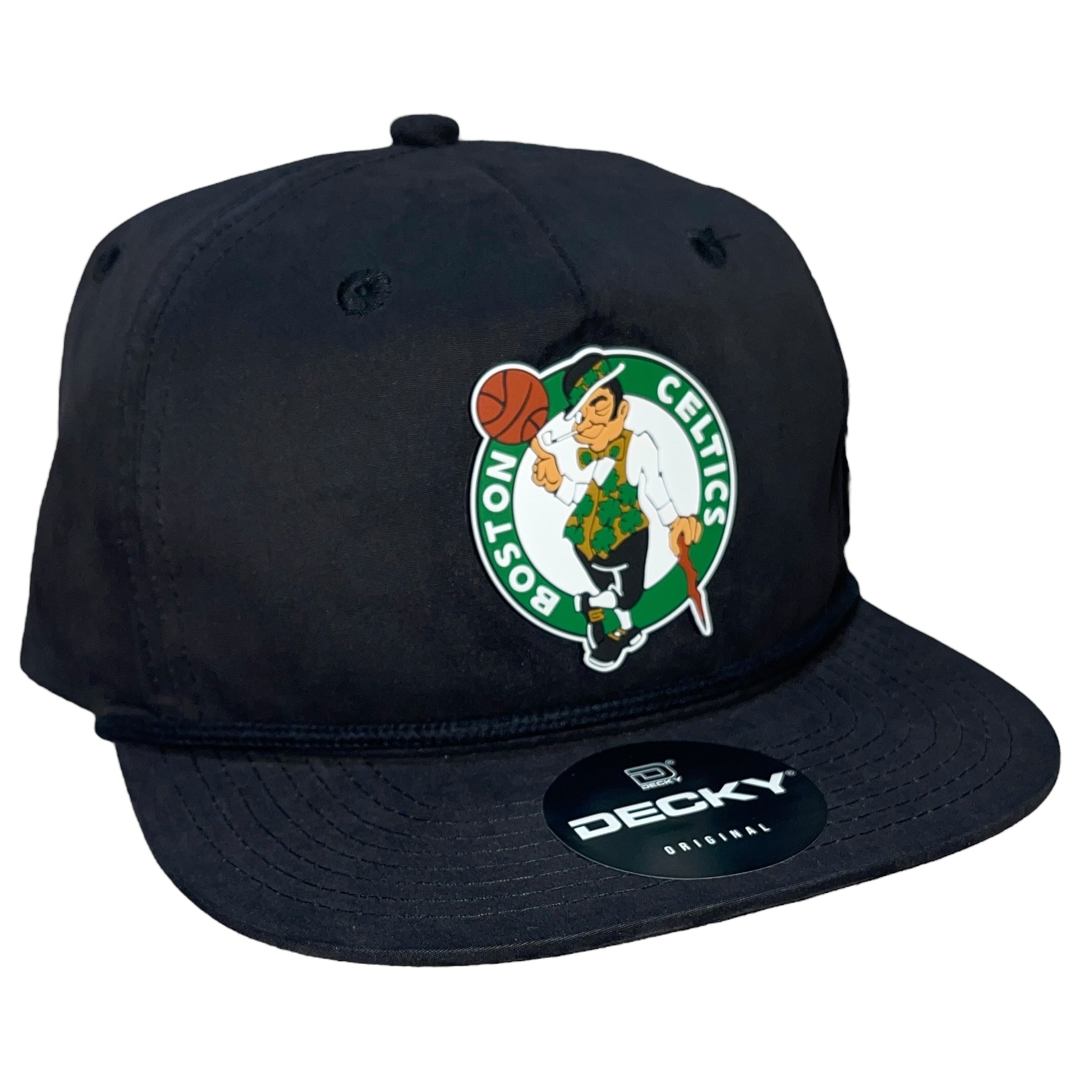 Boston Celtics 3D Classic Rope Hat- Black - Ten Gallon Hat Co.