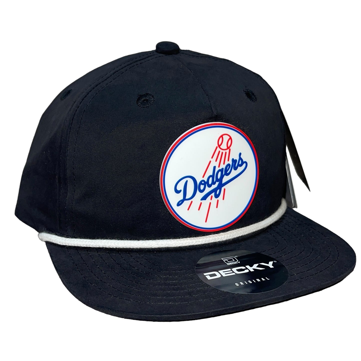 Los Angeles Dodgers 3D Classic Rope Hat- Black/ White - Ten Gallon Hat Co.