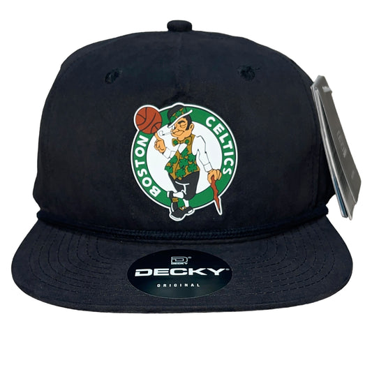 Boston Celtics 3D Classic Rope Hat- Black - Ten Gallon Hat Co.