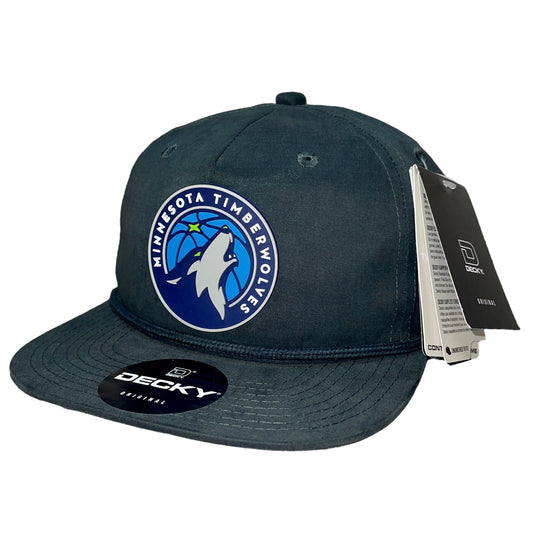 Minnesota Timberwolves 3D Classic Rope Hat- Charcoal - Ten Gallon Hat Co.