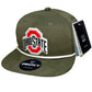 Ohio State Buckeyes 3D Classic Rope Hat- Olive/ White