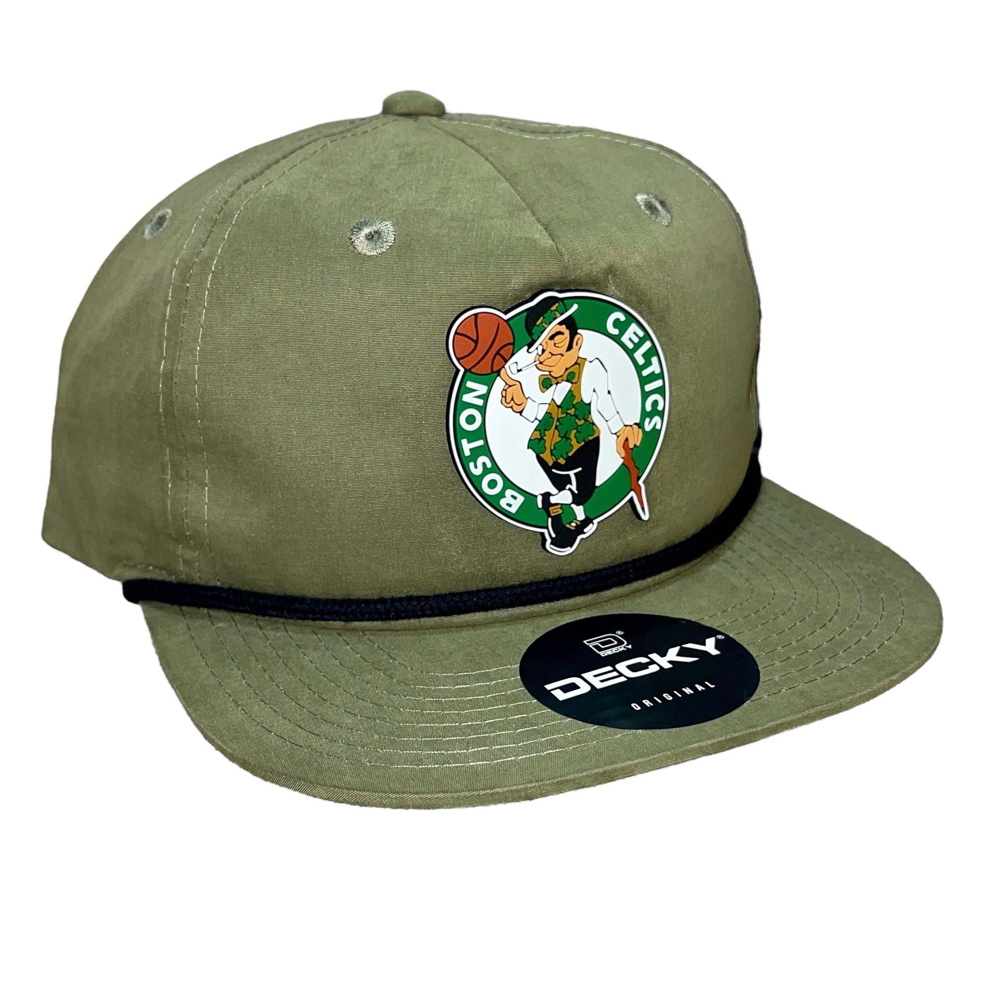 Boston Celtics 3D Classic Rope Hat- Loden/ Black - Ten Gallon Hat Co.