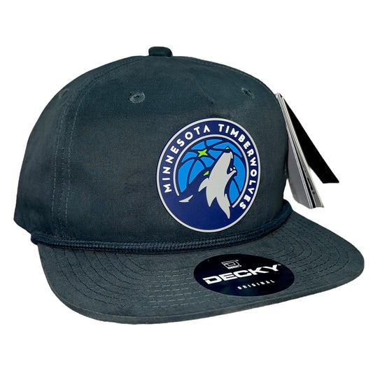 Minnesota Timberwolves 3D Classic Rope Hat- Charcoal - Ten Gallon Hat Co.